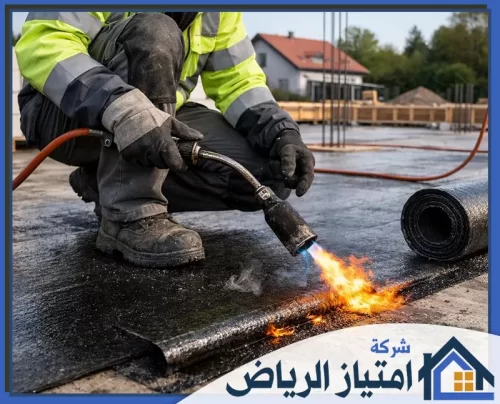 عازل مائي للاسطح بخميس مشيط 0506986916 شركة امتياز الرياض تنفيذ عزل أسطح احترافي بواسطة شركة امتياز الرياض بخميس مشيط لضمان تقليل الحرارة داخل المباني السكنية