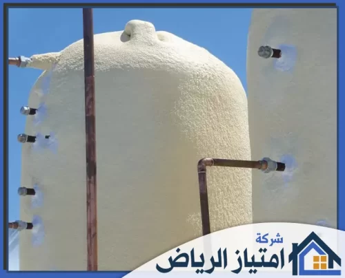 عزل اسطح وخزانات بالمزاحمية 0506986916 شركة امتياز الرياض عزل بلا تسريب. حماية أكيدة لخزانك من الخارج والداخل لضمان مياه نظيفة وعمر أطول للمبنى.